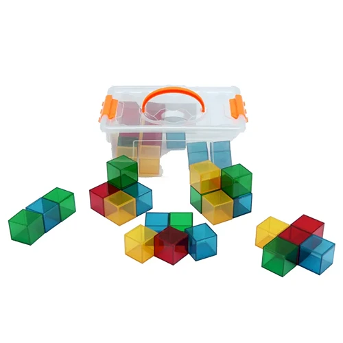 Transparent Colored Cubes