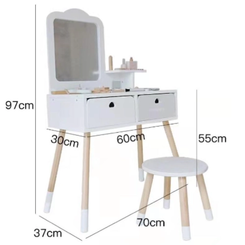 Imported Dressing Table with Stool & Makeupkit - inventors